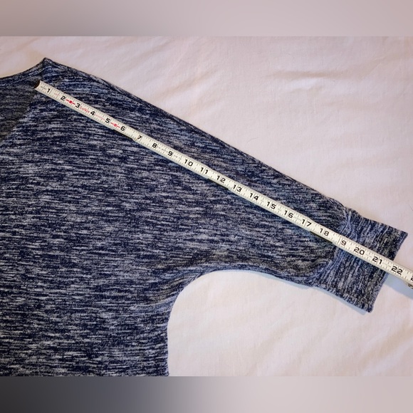 Oversized XL 1X 2X 3X Dolman Sleeve Hacci Knit Scoop Neck Sweater - Picture 7 of 15